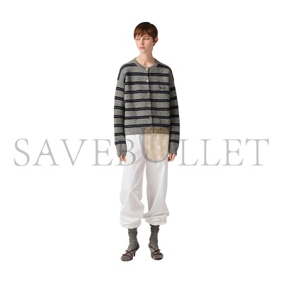 MIU MIU SHETLAND KNIT CARDIGAN MMF899